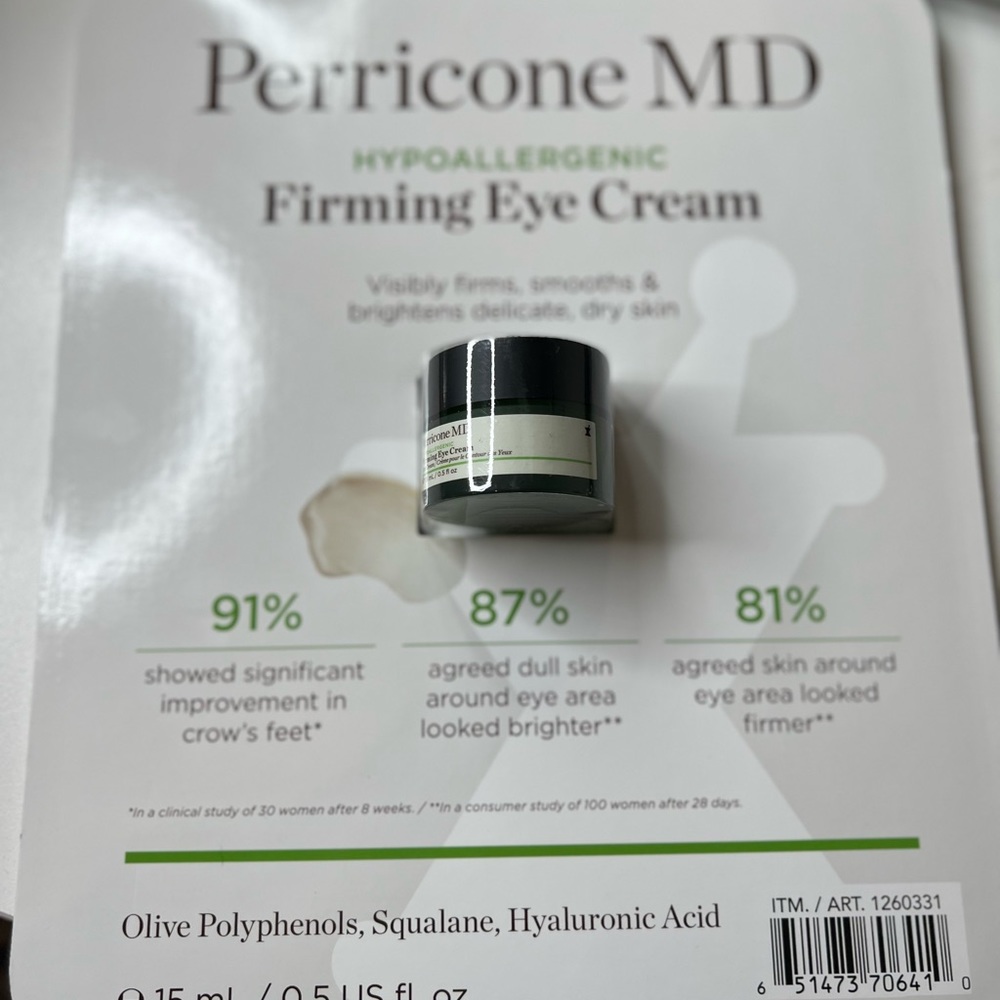 Eye Cream Perricone MD , hypoallergenic
